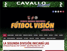 Tablet Screenshot of futbolvision.com.ve